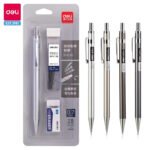 deli sh141 mechanical pencil 0.7mm 2b lead pencil refill