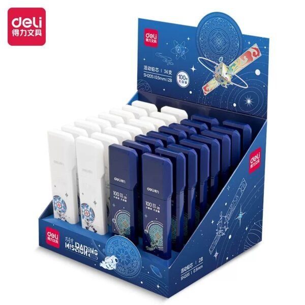 deli sh205 2b mechanical pencil lead 0.5mm