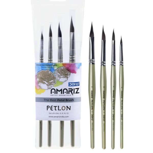 doms amariz artist essentials petlon petal paintbrush set of 4