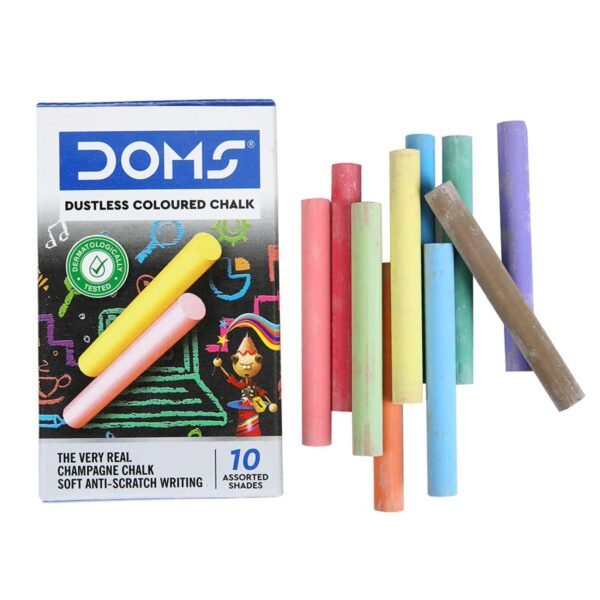 doms dustless colored chalk