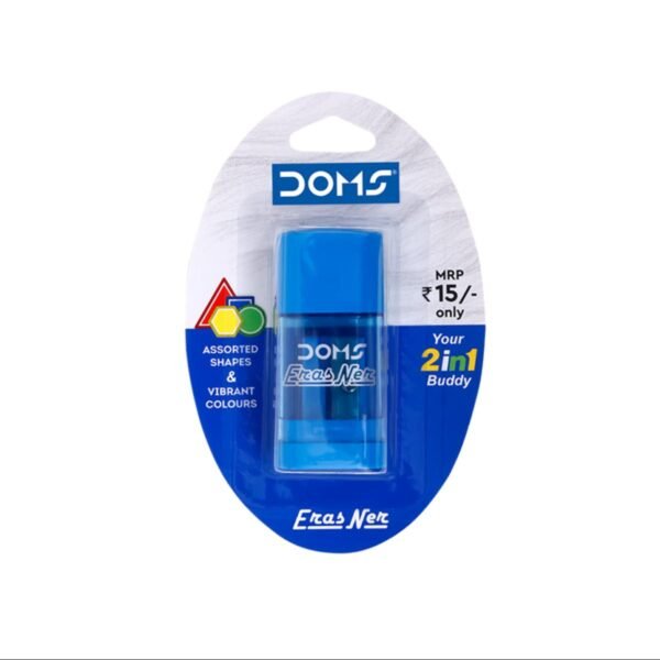 doms erasner(sharpener + eraser) pack of 2 pcs