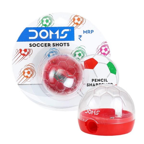 doms soccer shots pencil sharpener