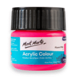 mont marte premium acrylic color 100ml fluro pink