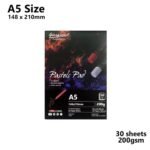 giorgione pastel pad paper 200gsm a5 size