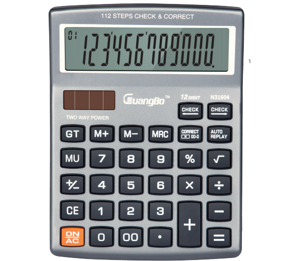 guangbo hwwn31604 electonic calculator 12 digit