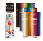kalour 50 pcs color pencil set professional art hand painted graffiti oily color pencils school painting art supplies