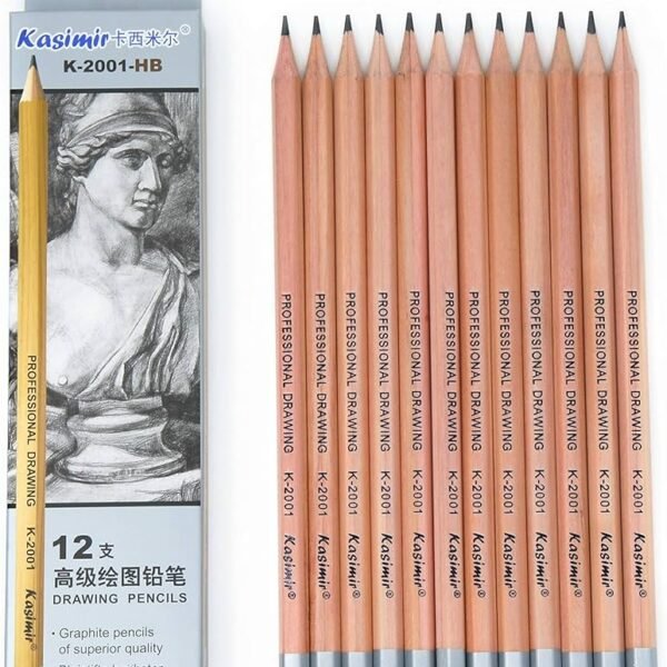 kasimir graphite sketching pencils hb
