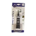 keep smiling glass liner color black