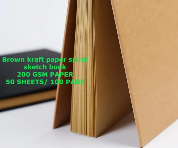 kraft paper sketchbook notebook sketching & painting,brown paper sketch and painting book