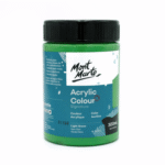 mont marte premium acrylic colour paint 300ml light green