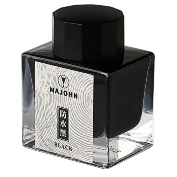 majohn 50ml glass bottlenon carbon waterproof fountain pen ink black