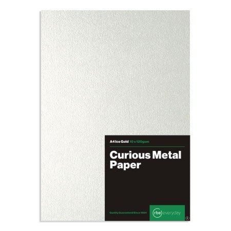 metalic ice gold paper for certificate,business card and document print 10 pcs