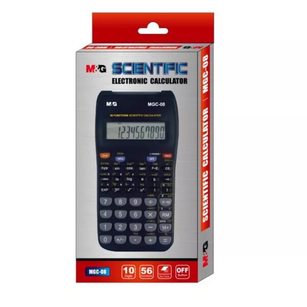 m&g 10 digits scientific calculator 56 functions