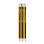 m&g awp357g6 sketch drawng pencil 2b 12 pcs with eraser and sharpner free