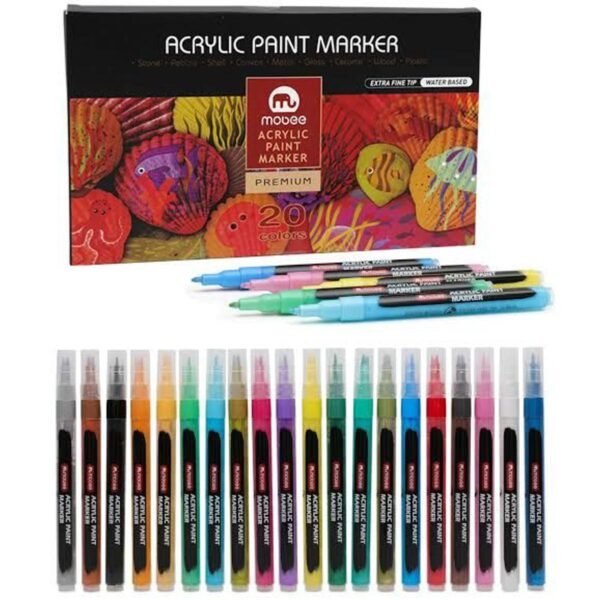 mobee acrylic paint pens| set of 20