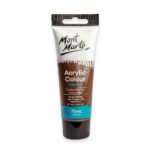 mont marte acrylic color paint 75ml burnt umber