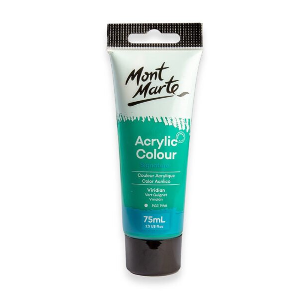 mont marte acrylic color paint 75ml viridian