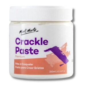 mont marte acrylic medium crackle paste 250ml