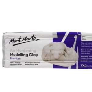 mont marte air hardening modelling clay white 2kg