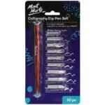 mont marte calligraphy dip pen set 9 nib