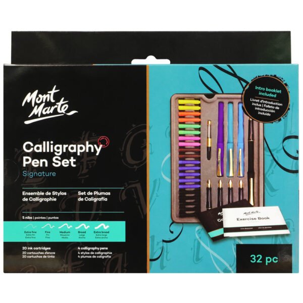 mont marte calligraphy set 31pc