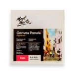 mont marte canvas panels pack 5 10.2x10.2cm