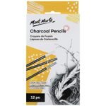 mont marte charcoal pencils 12pc