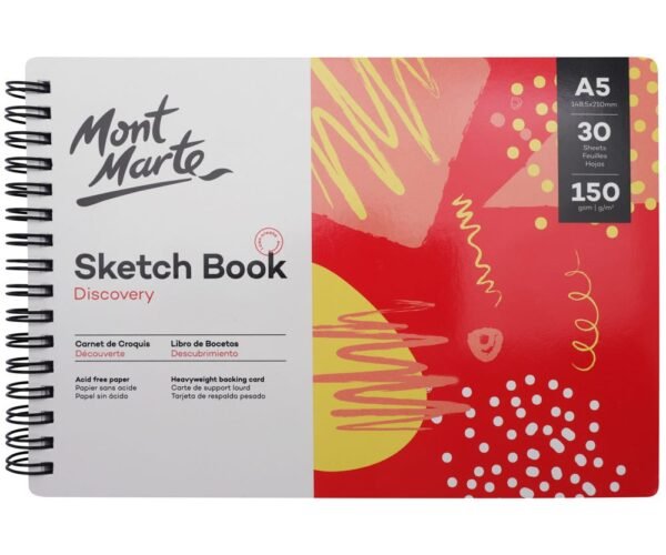 mont marte discovery sketch book 190gsm a5