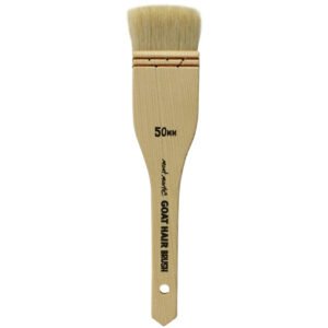 mont marte goat hair pine wood brush 50mont marte
