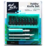 mont marte hobby knife set sk5 blades 13pc