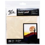 mont marte imitation gold leaf 14*14cm 25sheet