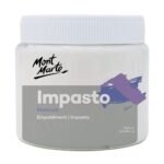 mont marte impasto 500ml perfect for creating texture and 3d surfaces dries clear mixable with acrylic paints