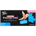 mont marte make n bake polymer clay 400g sky blue