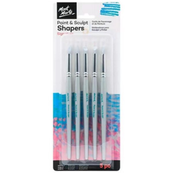 mont marte paint & sculpt shapers 5pc