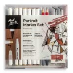 mont marte portrait alcohol marker set 12pc