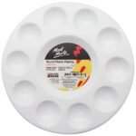 mont marte round plastic palette 17 cm