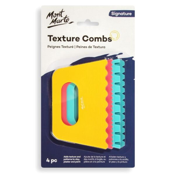 mont marte texture comb set 4pc