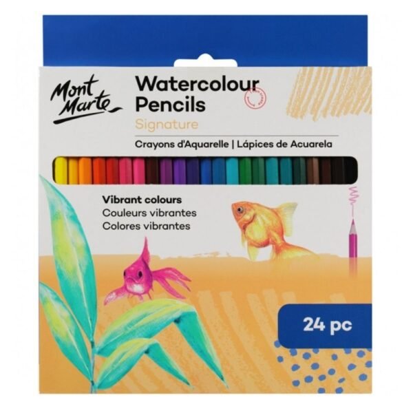 mont marte water color pencils 24pc