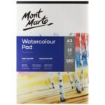 mont marte watercolor pad german paper a3 180gsm 15sheet