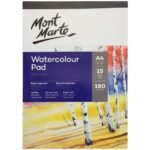 mont marte watercolor pad german paper a4 180gsm a4