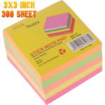 multi color sticky note 3x3 inch 300 sheet