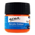 mont marte premium acrylic color 100ml orange