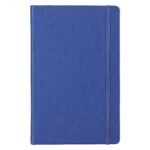 pacific blue leather cover premium sketchbook , acrylic and gouache pad with elastic band a5 size