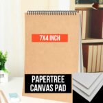 paper tree mini canvas pad for acrylic, water and oil color 7x4 inch