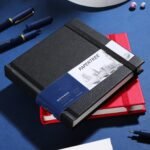 papertree ec285 bk leather cover sketch book 40 sheets