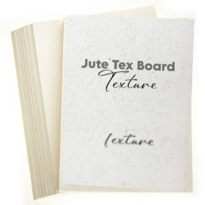 papertree gouache art card gouache paint paper board| hand made jute texture | 300gsm 7x10.85 inch with texture | pack of 8 pcs