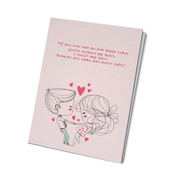 Papertree Lined Note Book (If you ever ask me how many times....) A5 Size