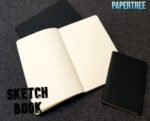 papertree sketch book a5 size handy sketch note book black cover
