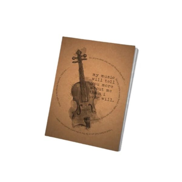 papertree vintage note book sketch pad (my music will tell..)