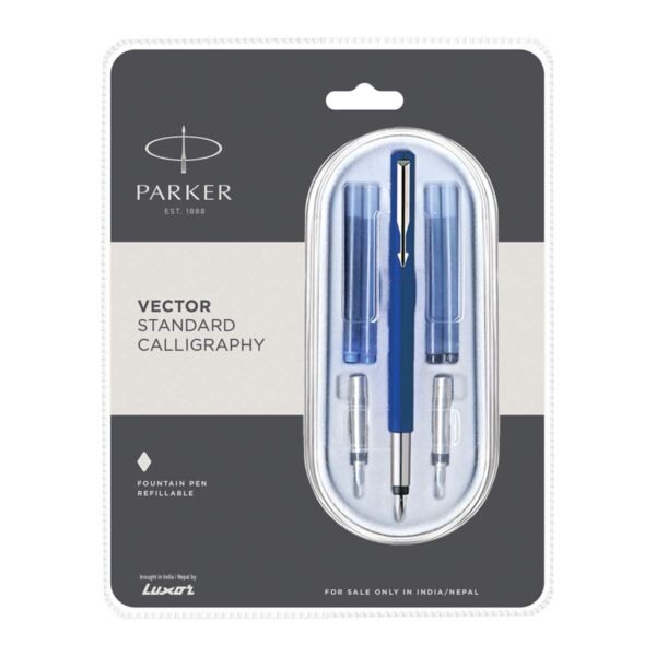 parker vector standard calligraphy ct calligraphy fountain pen